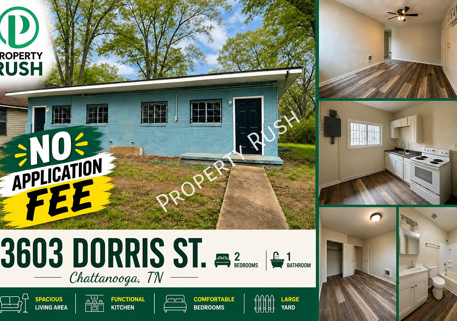 3603 Dorris St. - Cozy 2 Bed/1 Bath Duplex Unit In Chattanooga! $775/Mo. * Section 8 Accepted! Ap... — Photo 1