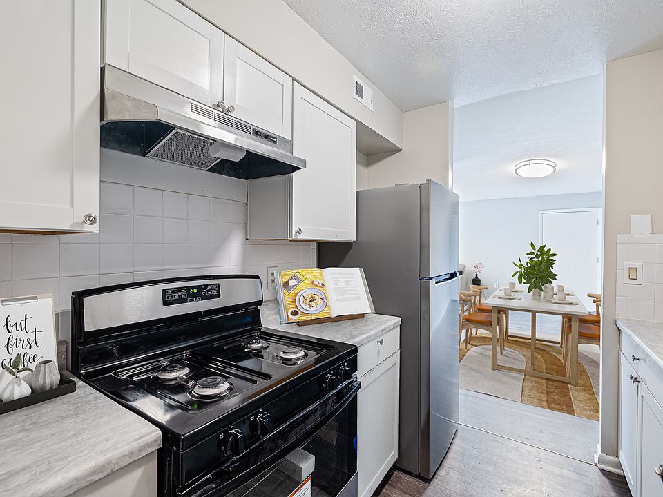 Staged kitchen