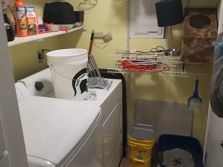 Laundry closet