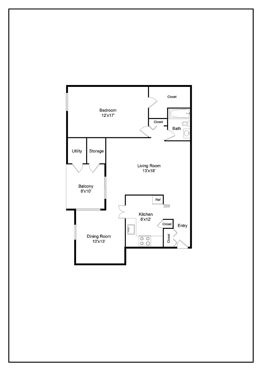 Floor plan (1D) Dogwood
