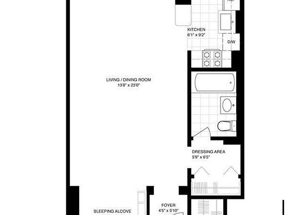 2nd image of 353 W 56th St APT 7E
