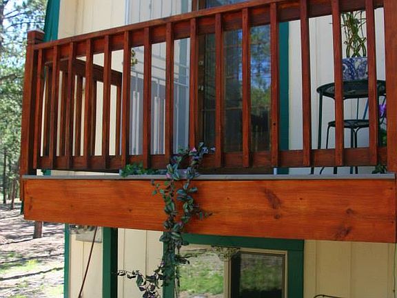 Private deck off Master.