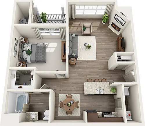 Floor plan D1