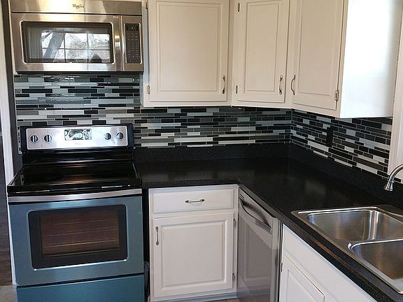 Blue sticker still on stove