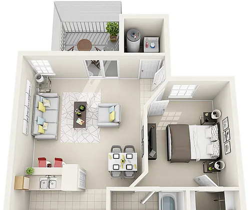Floor plan Magnolia with Quartz Countertops