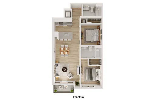 Floor plan Shiplock Views - Franklin