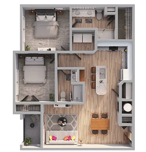 Floor plan B3