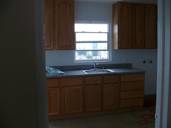 Kitchen with granite counter