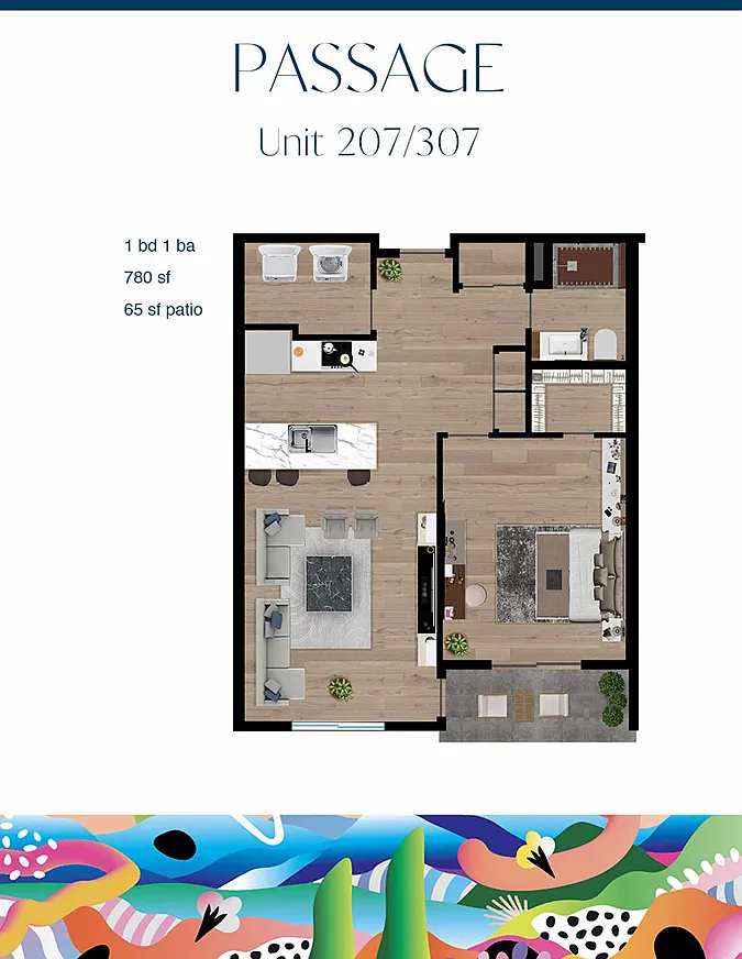 Floor plan 207