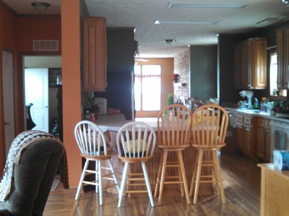 Looking from hall to kitchen