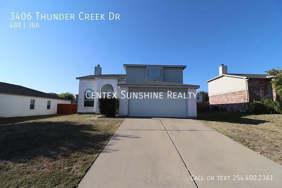 3406 Thunder Creek Killeen, TX 4 Bed/2.5 Bath — Photo 1