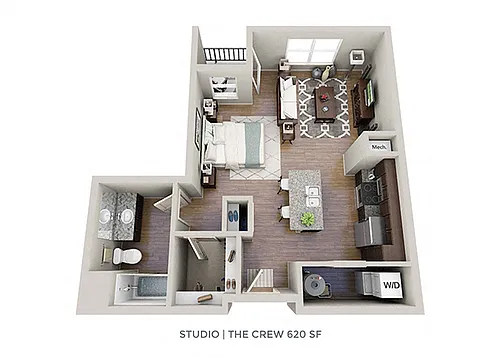 Floor plan The Crew