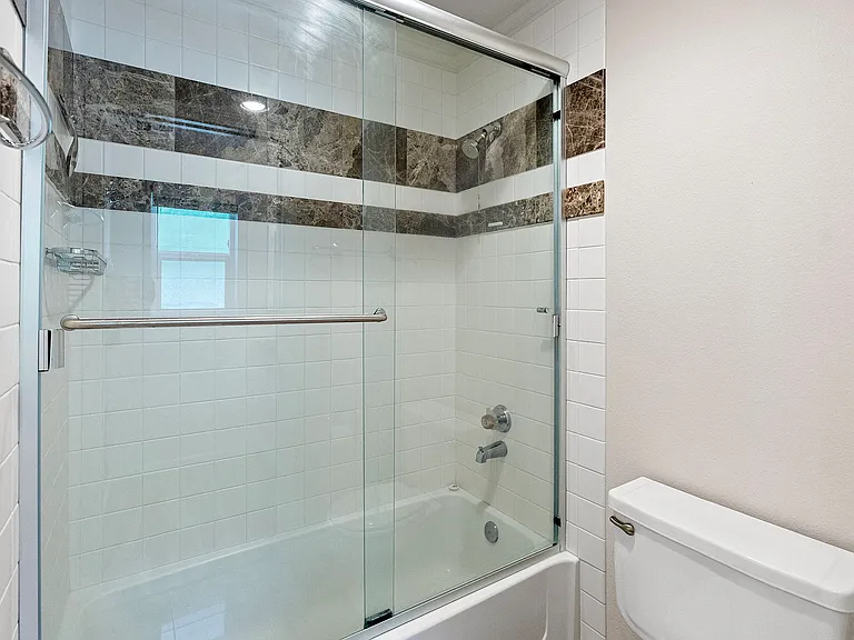 Updated finished in primary bath suite