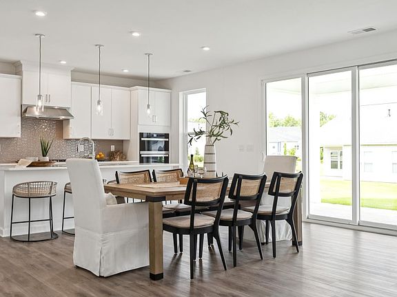 Seamlessly flow from the dining area to the kitchen