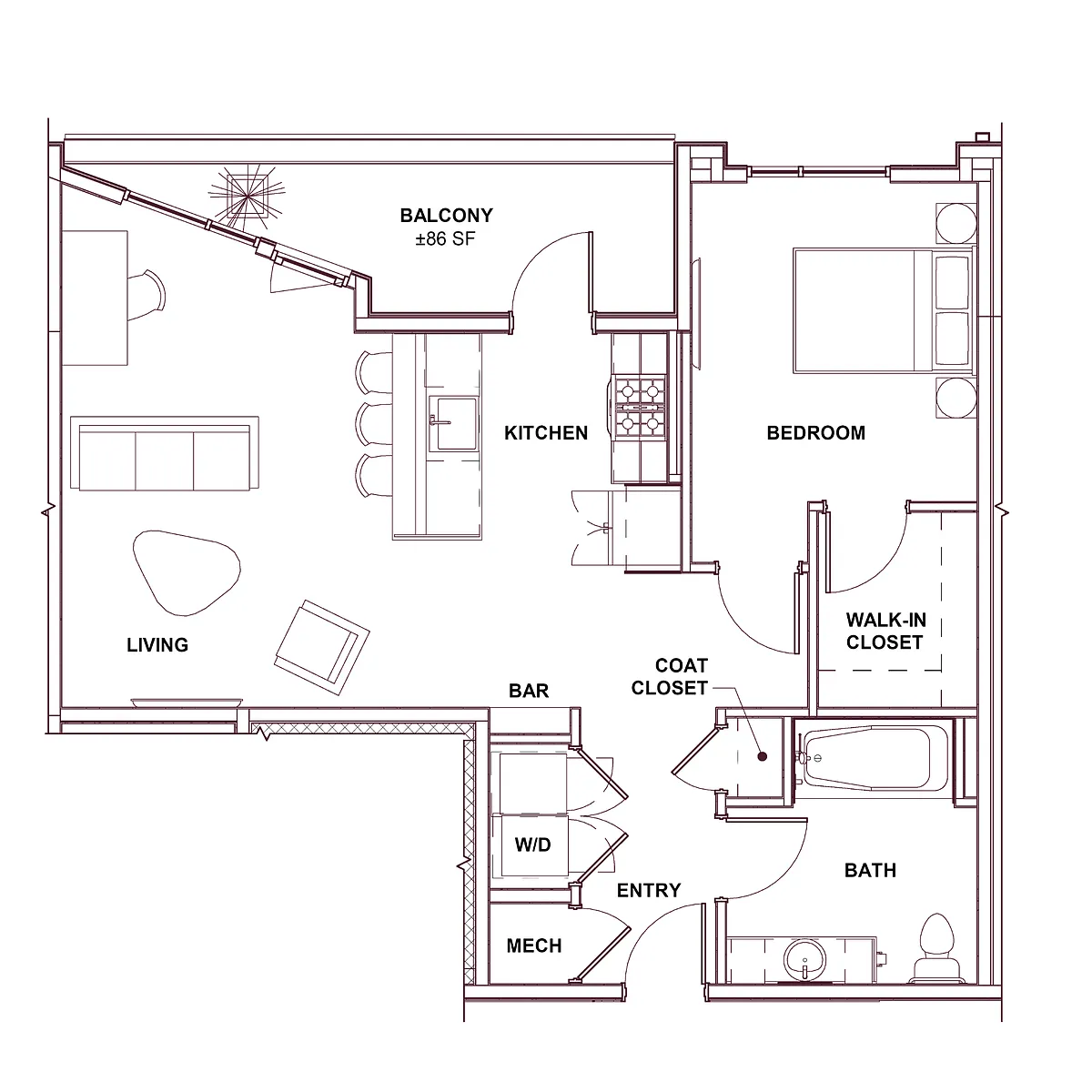 Floor plan Amber