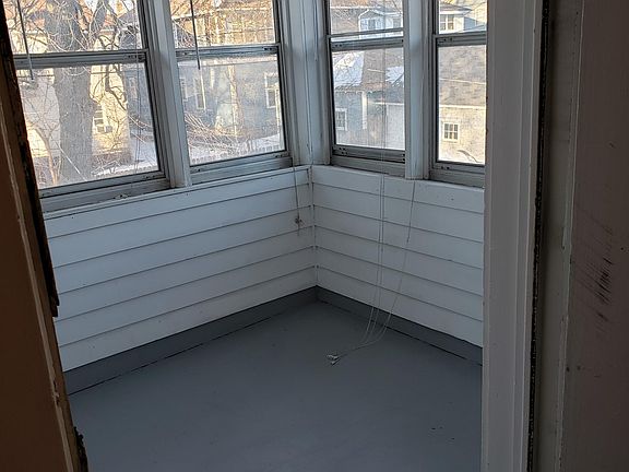 Back glassed covered porch