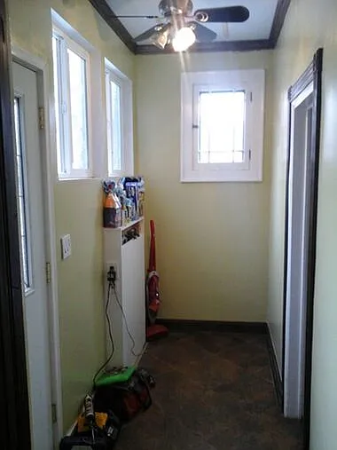 Pantry/mud room off kitchen