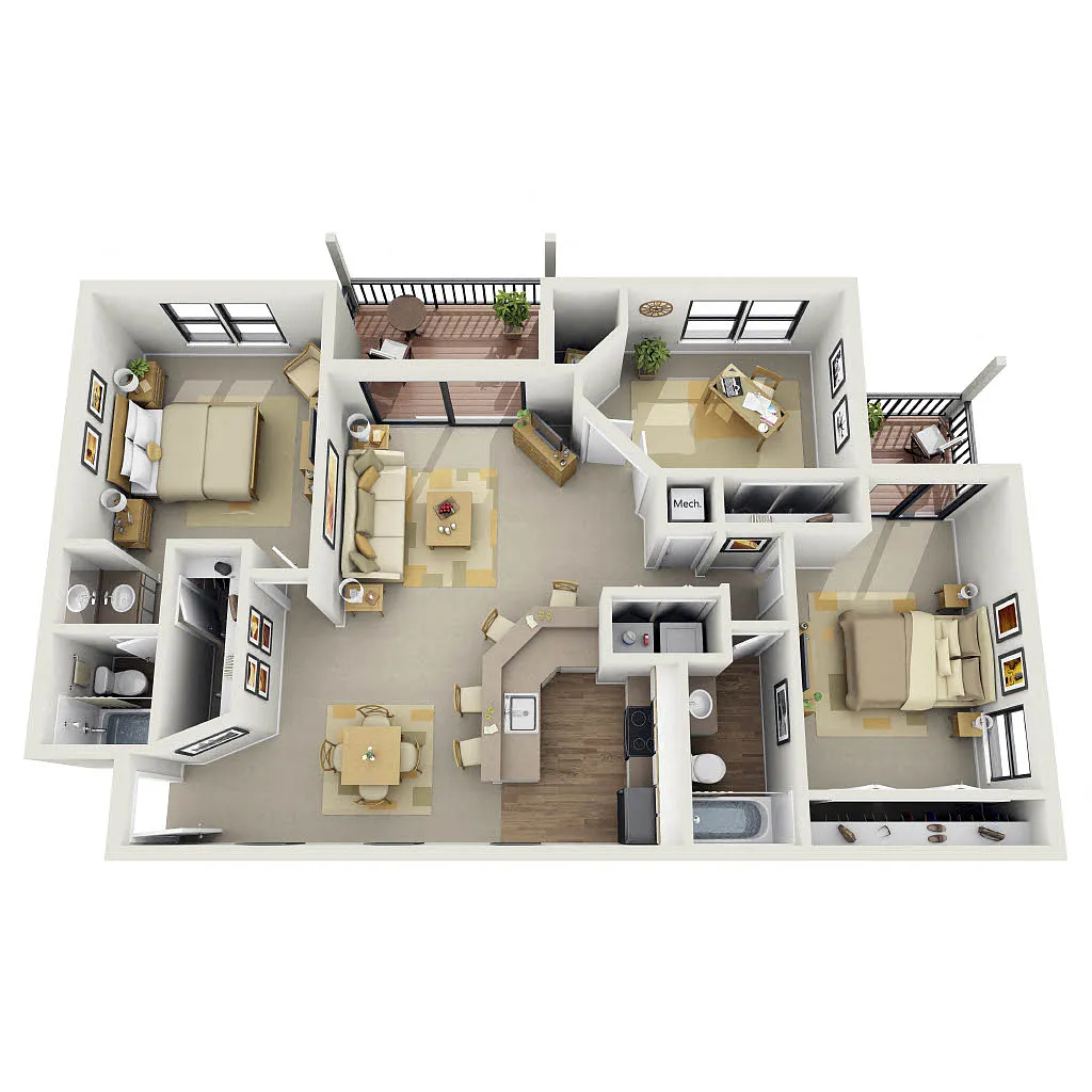 Floor plan C1 - Featherwood