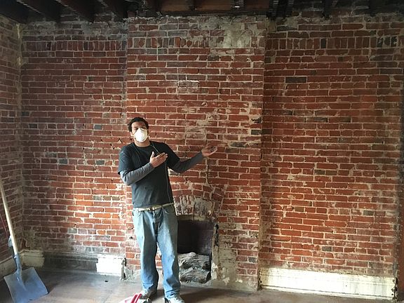 Lots of Exposed Brick