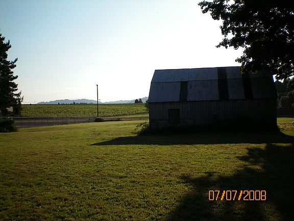 from the far east side of field