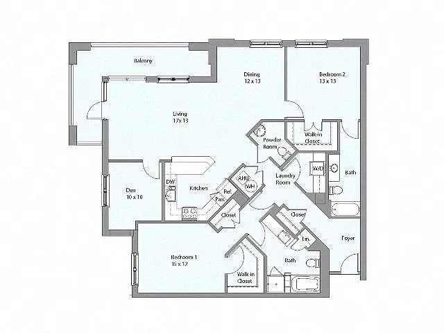 Floor plan Van Gogh