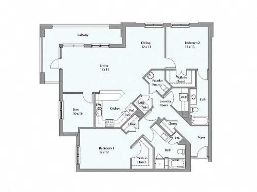 Floor plan Van Gogh