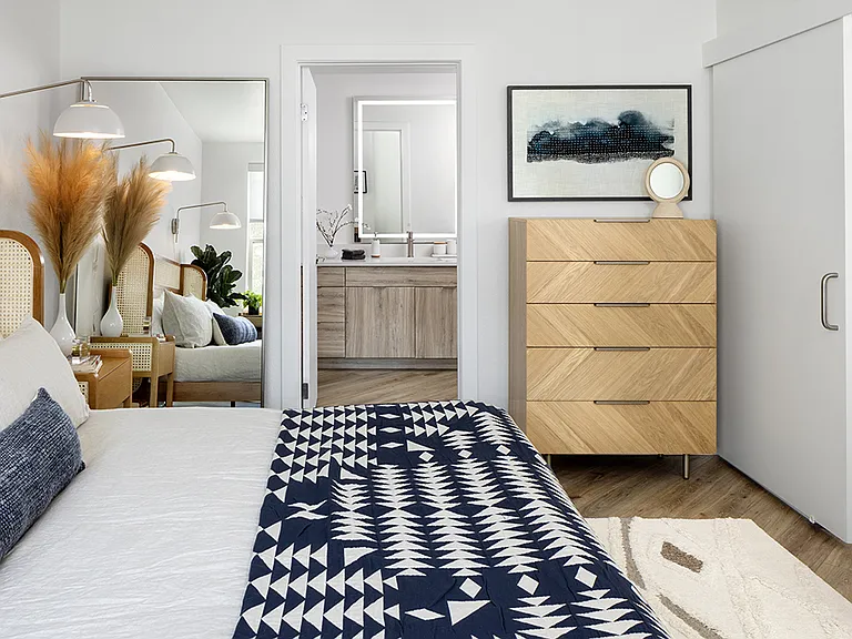 Platinum model bedroom.