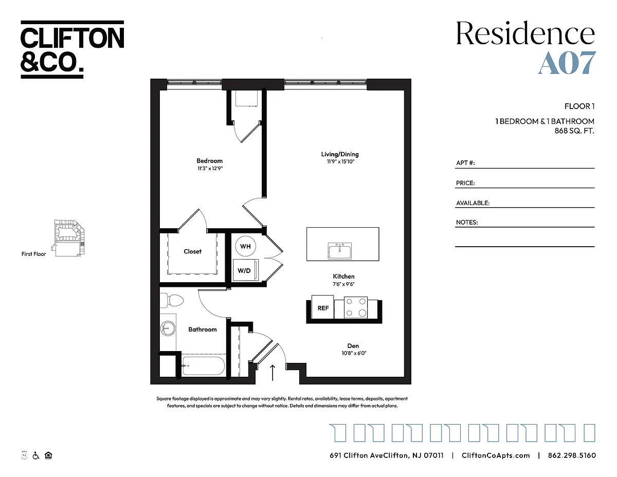 Floor plan A07