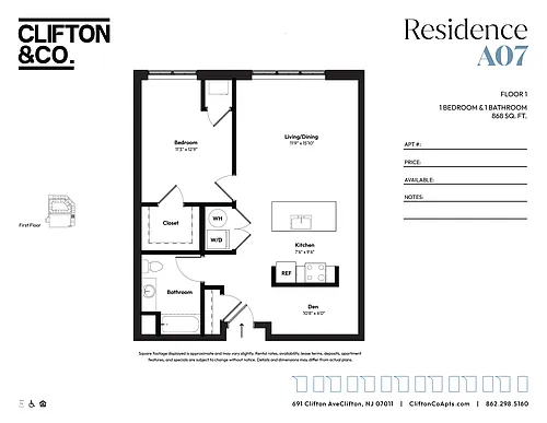 Floor plan A07