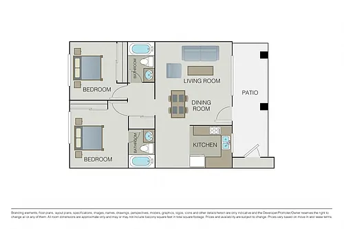 Floor plan Plan 2C