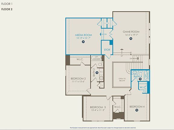 Lexington Floor Plan, Quick Move-In Home, Floor 2
