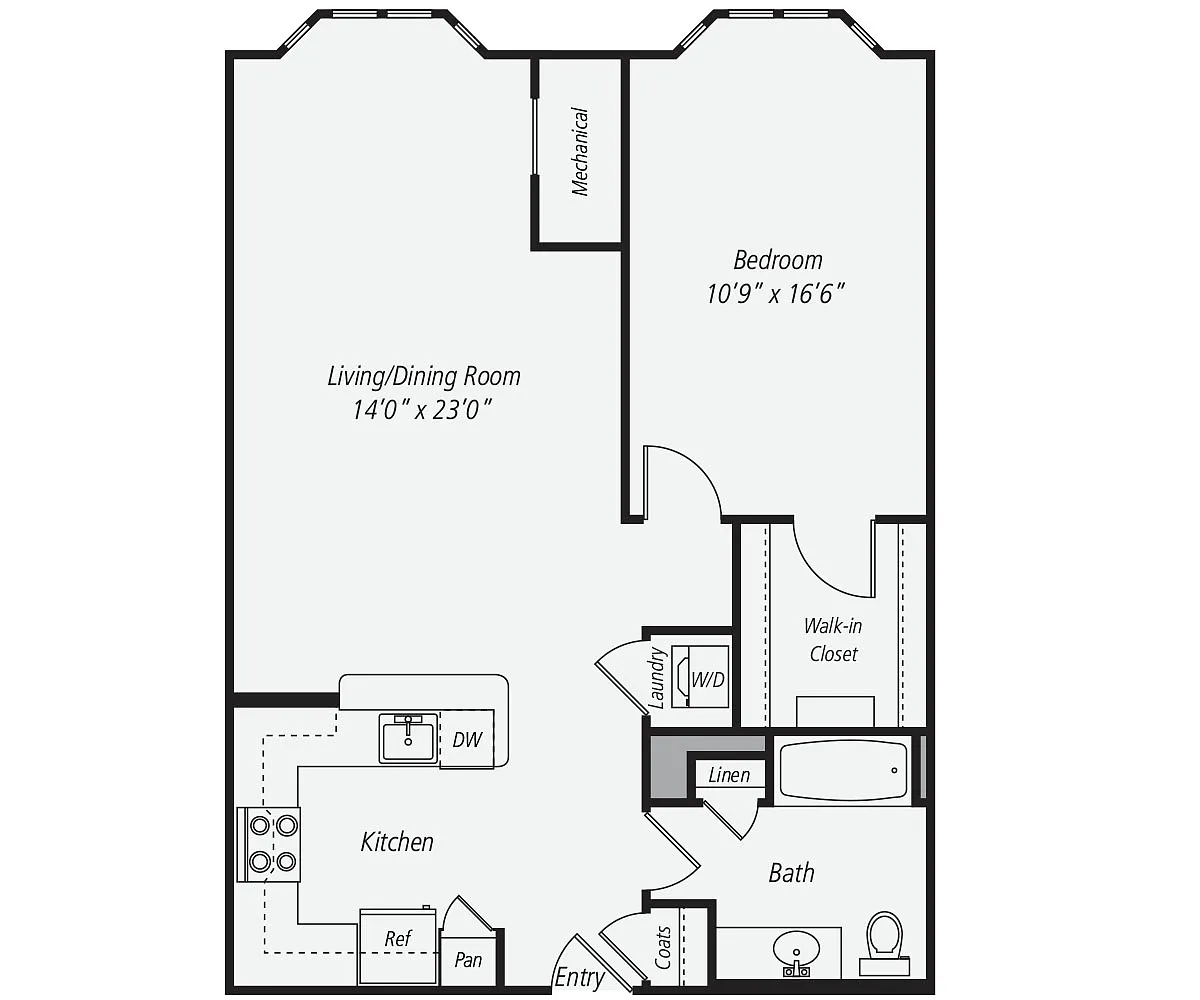Floor plan A3a-B 912