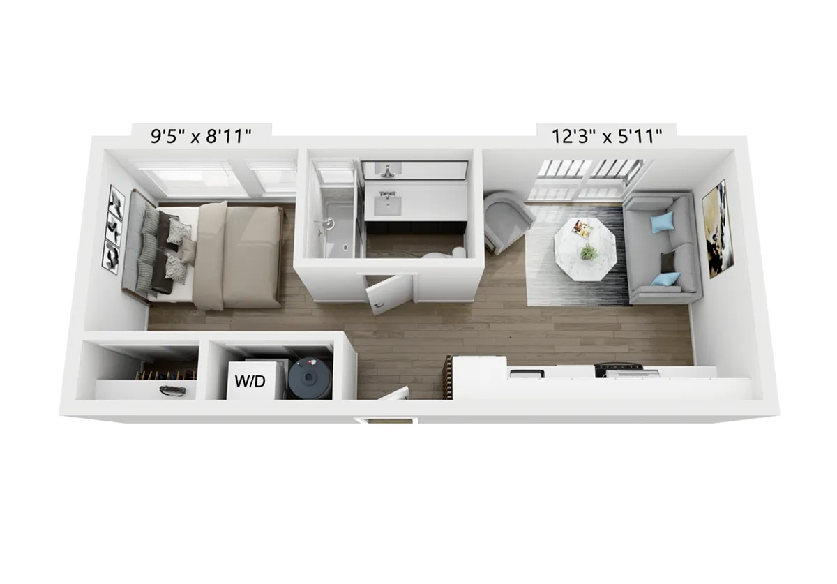 Floor plan Studio