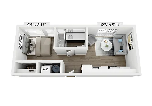 Floor plan Studio