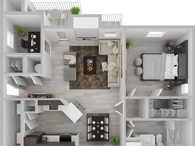 1 Bedroom | 1 Bath | 857 SF 1 Bedroom | 1 Bath | 857 SF