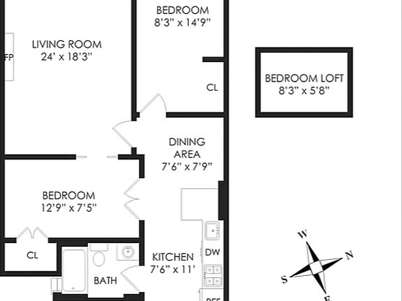 2nd image of 167 8th Ave APT 2W