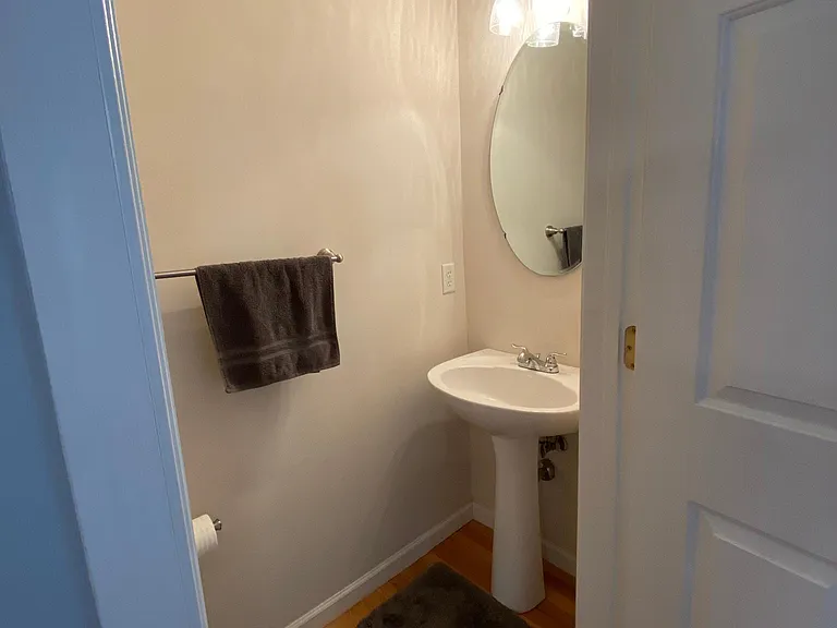 First floor half bath