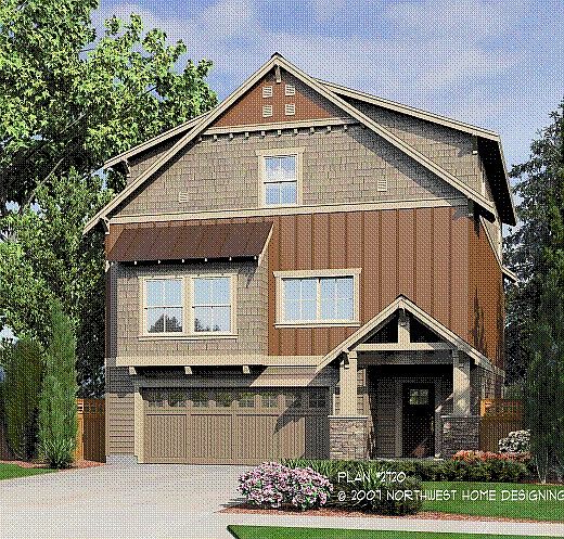 4 bed, 3.5bath "Alki" 3 story model with 3 car garage