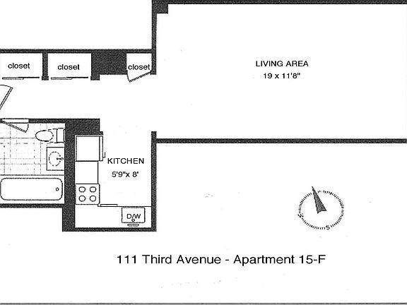 2nd image of 105 3rd Ave #15F