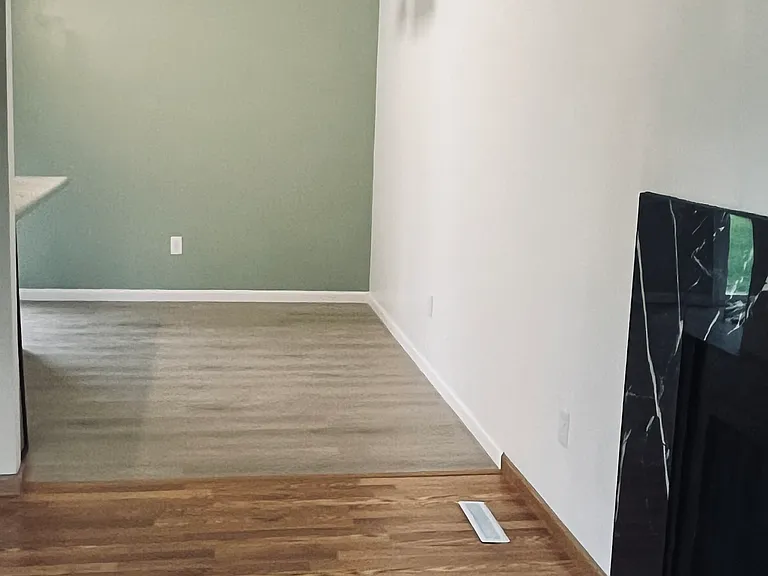 Dining space off the living room