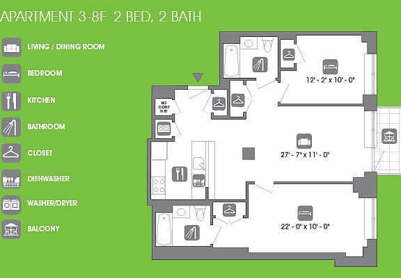 2nd image of 260 W 26th St APT 8F