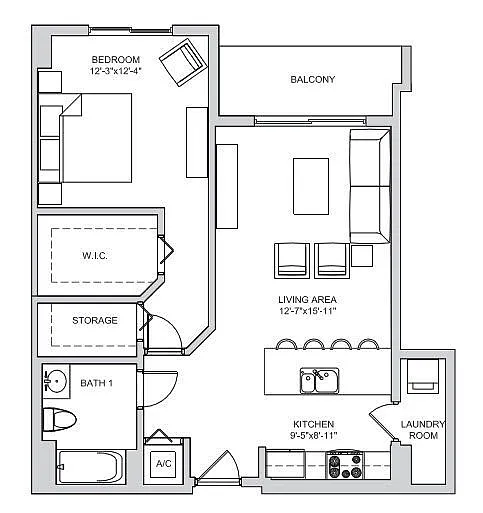 Floor plan A12