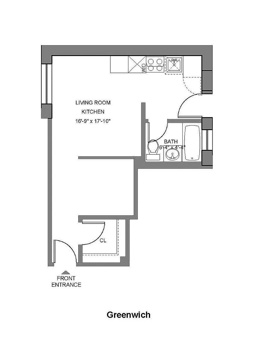 Floor plan Greenwich