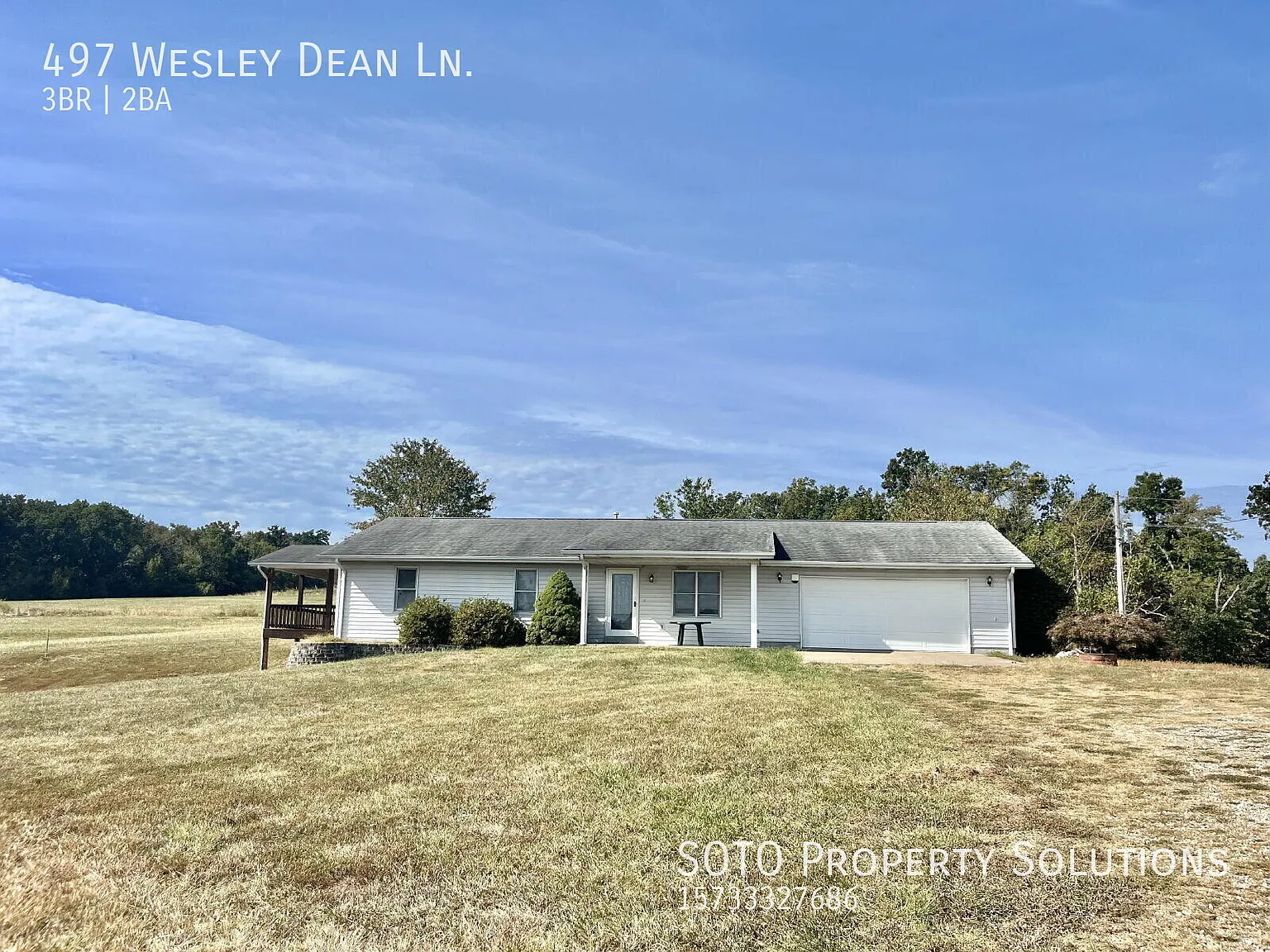 3 BD / 2 BA Peaceful Country Home Near Perryville — Photo 2