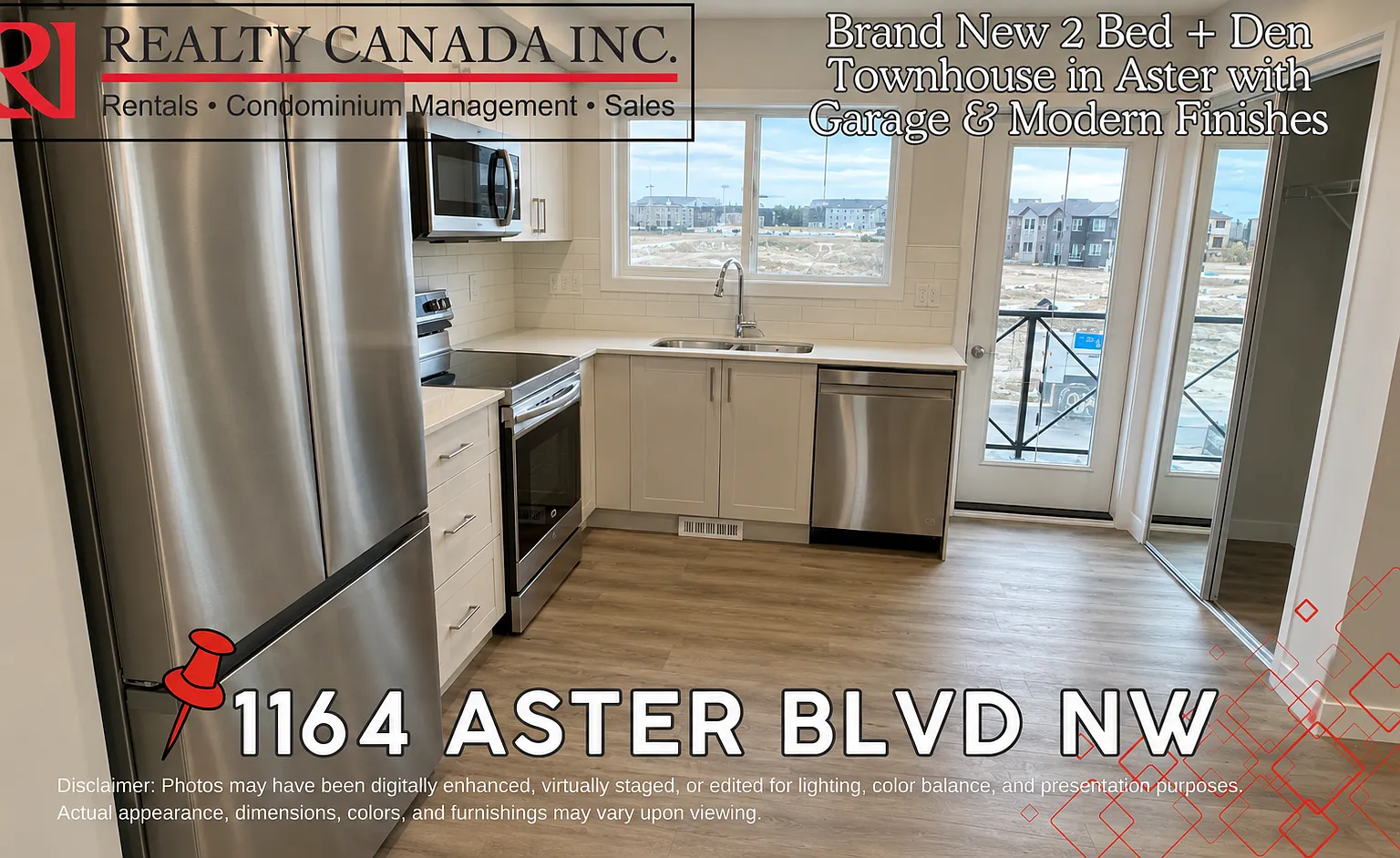 (PN 0053) Modern Living in the Heart of Aster - Brand New 2 Bed + Den Townhouse! — Photo 1