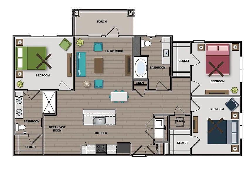 Floor plan Walker