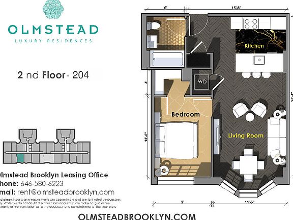 2nd image of 564 Saint Johns Pl #204A