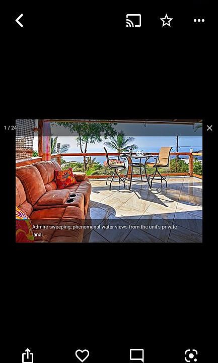 View from Lanai facing unobs