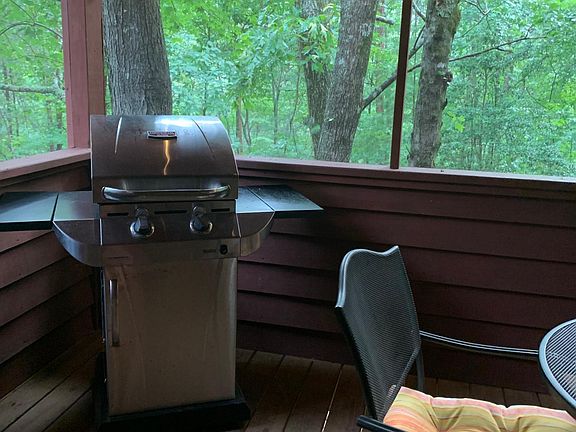 back screened in porch.