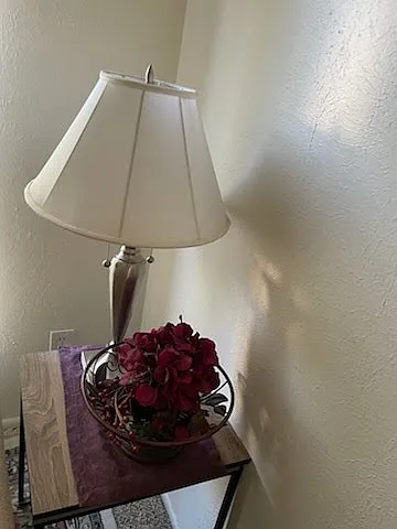 Living room lamp detail.